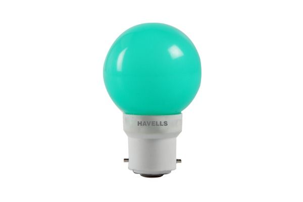 Havells Adore LED B22 0.7W Green Lamp | Decorative LED Bulb for Ambience Lighting