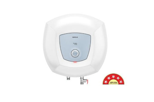 Havells Greta Prime Storage Water Heater 15L 2000W | Fast Heating High Pressure Geyser
