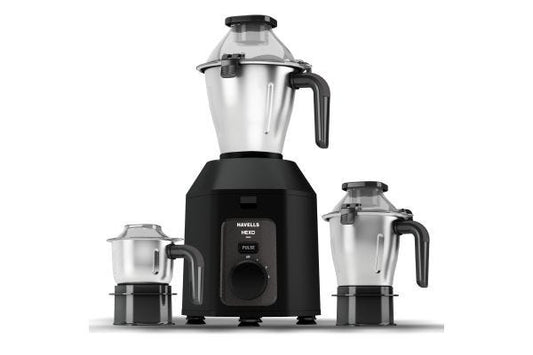 Havells Hexo Plus Mixer Grinder GHFMGDXK110-c 1100W | Heavy Duty 3 Jar Mixer with 100 Minute Runtime