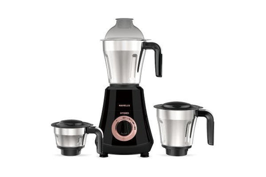 Havells Hydro Plus Mixer Grinder GHFMGFHE100-c 1000W 4 Jar | 22000 RPM with 304 Stainless Steel Blades