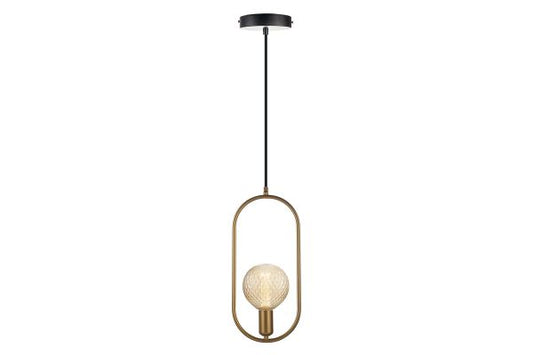 Havells Illumina Pendant Light 1LS E27 Matt Gold | Premium Decorative Hanging Fixture