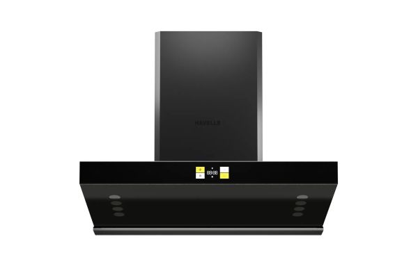 Havells Incline 90 Slant Autoclean Wave Sensing Chimney GHKCNAKK28021 | 2400 m³/h Suction with Gesture Control
