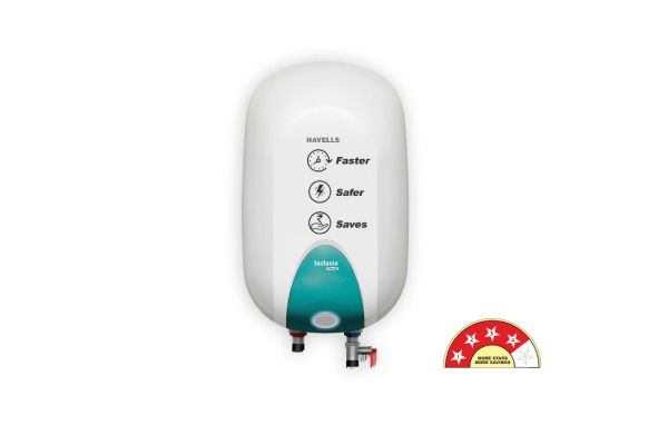 Havells Instanio Prime Storage Water Heater 15L 2000W 4 Star | Energy Efficient Vertical Geyser