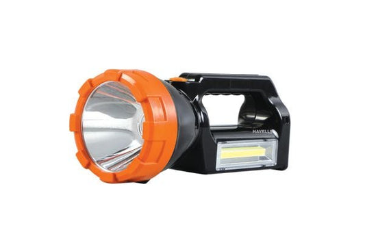 Havells LTS Beam 50 Rechargeable Li-ion Torch 5W with 3W Side Light and 1200mAh Battery