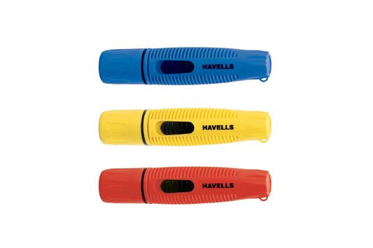 Havells Sparkline Mini NEO LED Torch 0.5W with AA Dry Cell Battery and Compact ABS Body