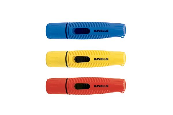 Havells Sparkline Mini NEO LED Torch 0.5W with AA Dry Cell Battery and Compact ABS Body