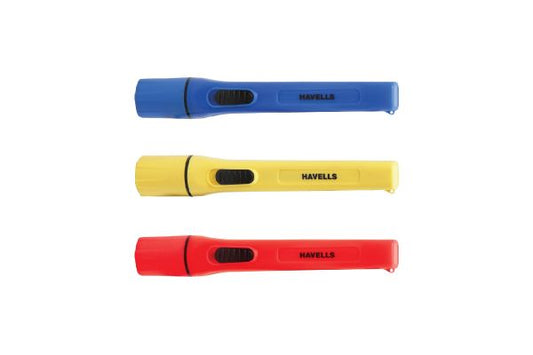 Havells Sparkline NEO LED Torch 0.5W with AA Dry Cell Battery and ABS Body
