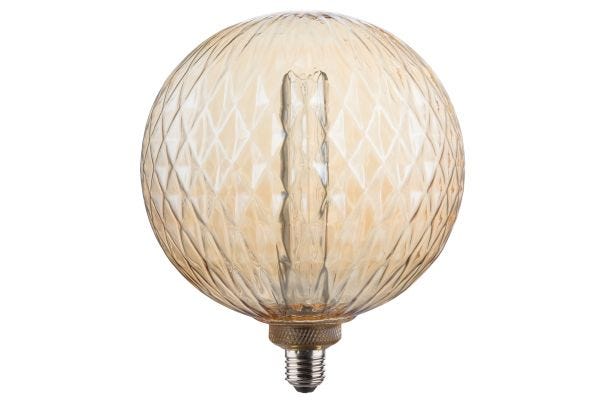 Havells Chimes G200 Amber E27 Decorative LED Lamp 4W 1800K | Warm Designer Glass Bulb