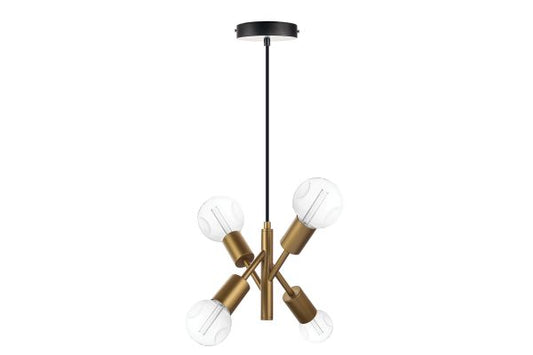 Havells Omni Pendant Light 3LS E27 Matt Gold | Premium Decorative Hanging Fixture