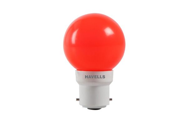 Havells Adore LED B22 0.7W Red Lamp | Decorative LED Bulb for Ambience Lighting
