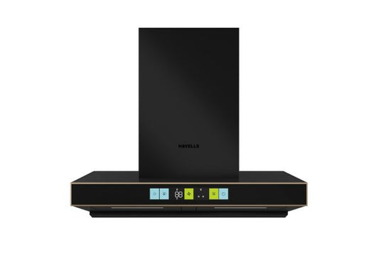 Havells Rigel 90 Slant Dual Cavity Wave Sensing Chimney GHKCNALK28021 | 2400 m³/h BLDC Suction with Dual Cavity Control