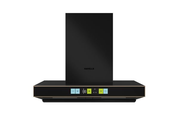 Havells Rigel 90 Slant Dual Cavity Wave Sensing Chimney GHKCNALK28021 | 2400 m³/h BLDC Suction with Dual Cavity Control
