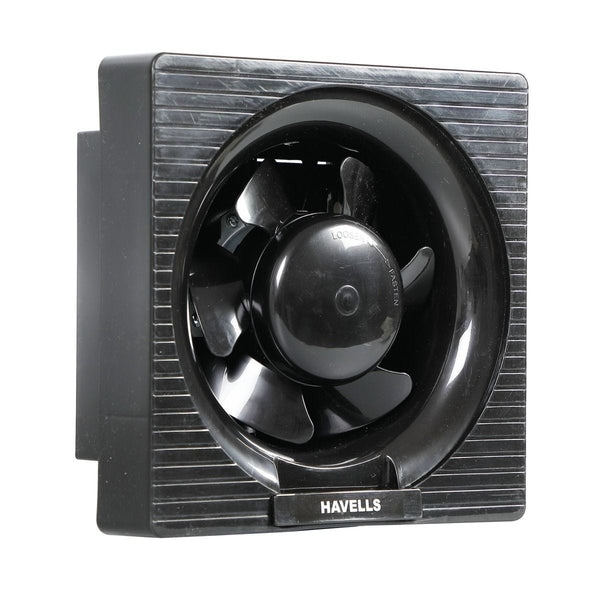 Havells Ventilair DX Domestic Exhaust Fan 200 mm Black | Copper Motor with Auto Back Shutter