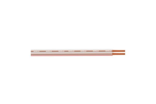 Havells Transparent Twin Flat Speaker Cable 2 x 0.5 sq mm WHPFDAWB2X50-C | Audio Amplifier Cable
