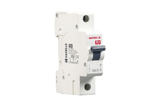 Havells X7 MCB SP 10A B Curve Single Pole DHMYBSPM010 | Industrial & Commercial Circuit Protection