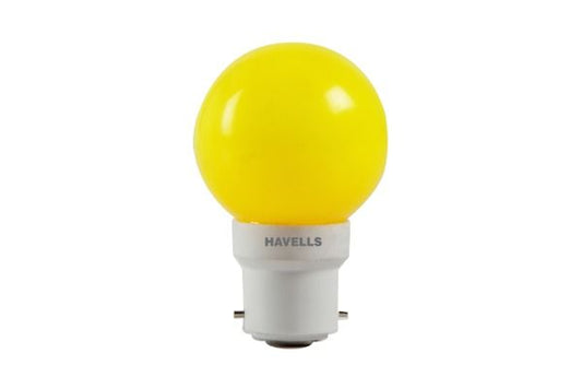 Havells Adore LED B22 0.7W Yellow Lamp | Decorative LED Bulb for Ambience Lighting