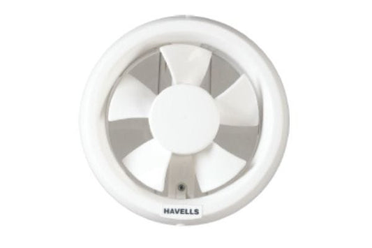 Havells Ventilair ZXR Domestic Exhaust Fan 150mm Ivory | Copper Motor with Pull Cord Operation